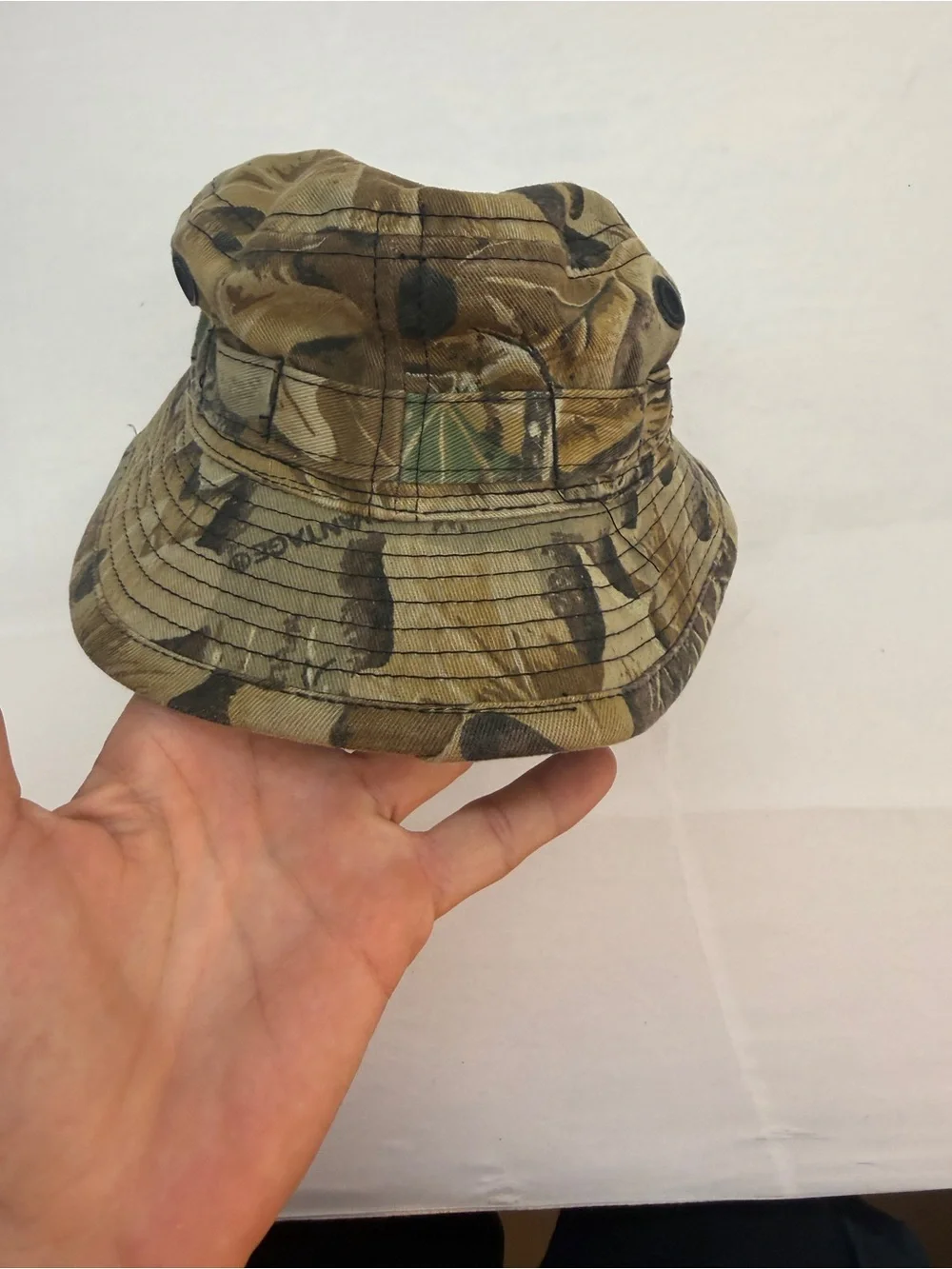 Kids Camouflage Bucket Hat - Brown Camo